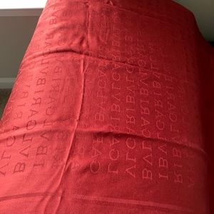 Bvlgari red scarve